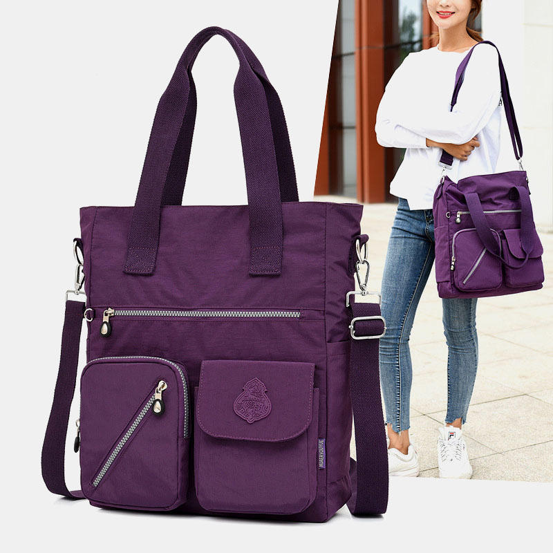 Women Large Capacity Nylon Handbag Crossbody Bag