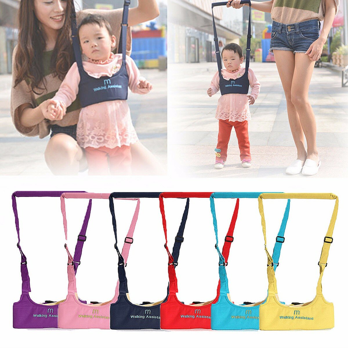 Baby Cartoon Vest Harness Toddler Anti-lost Belt Child Safety Learning Walking Assistant Bibi Voice Belts