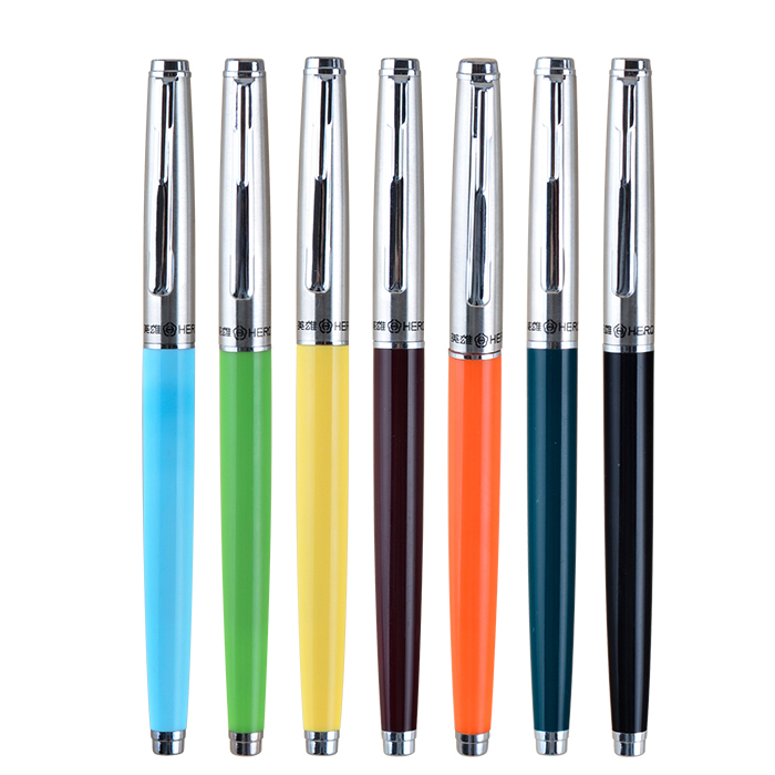 Hero 007 Fountain Pen 0.5mm F Nib Calligraphy Writing Signing Ink Pens Gifts for Students Friends Fa