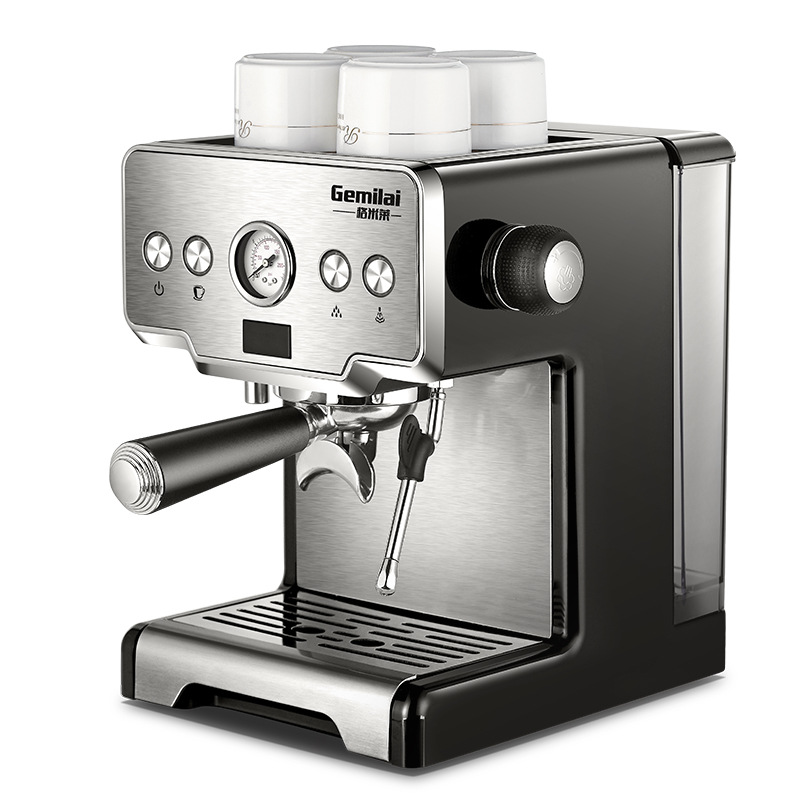 Gemilai CRM3605 Coffee Maker Machine Stainless Steel Coffee Machine 15 Bars Semi-automatic...