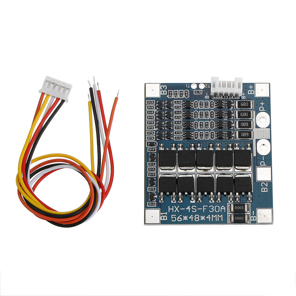 4S Series 3.2V Protection Board 30A 12.8V Discharge with Balance Lithium Iron Phosphate Battery Prot