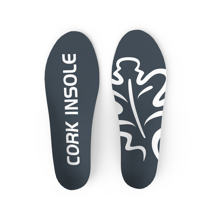 Ортопедические стельки Senthmetic C2001 Men Cork с поддержкой арки для коррекции и поддержки стопы в спортивной обуви на каждый день.