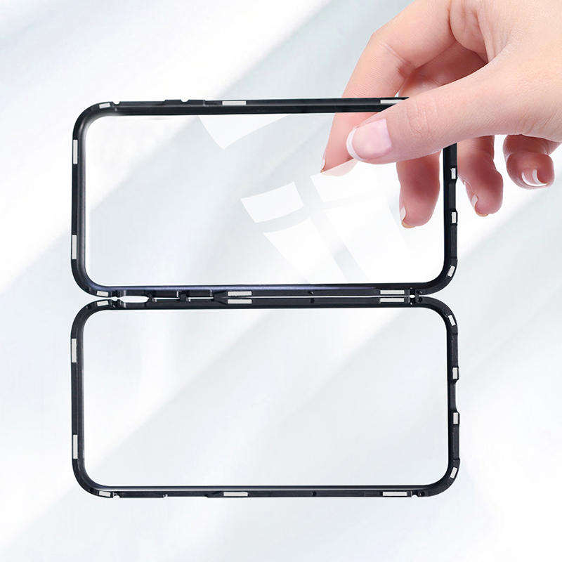 Bakeey 360? Magnetic Adsorption Metal Tempered Glass Flip Protective Case for Xiaomi Redmi 7A 5.45 i