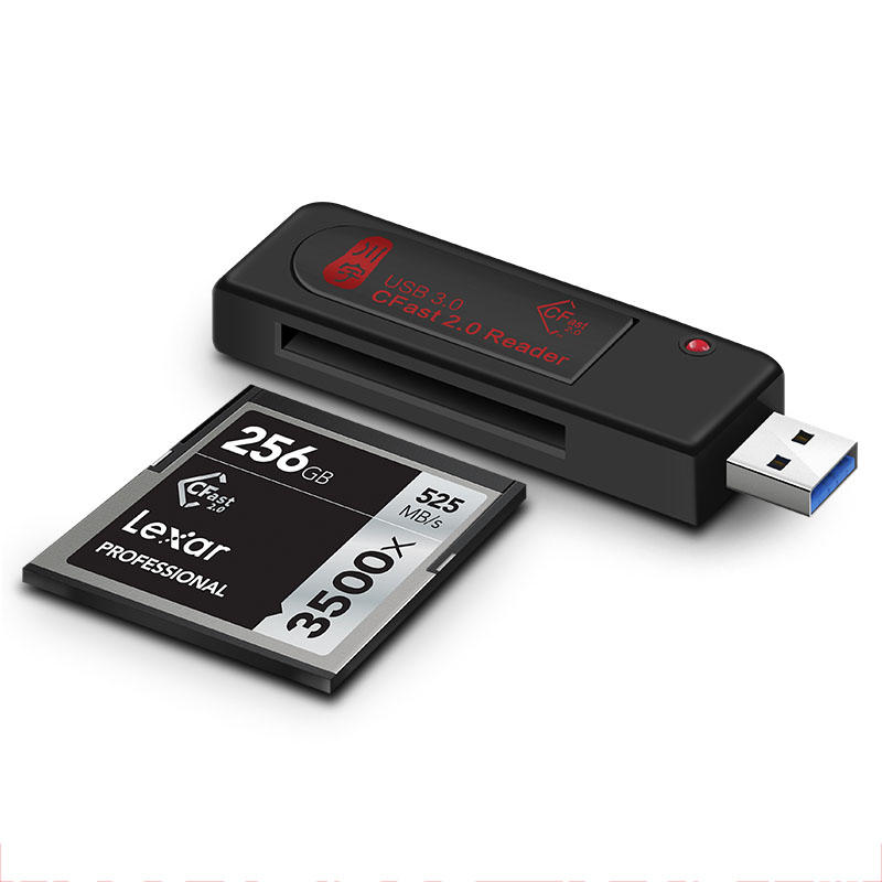 Kawau C302 USB3.0 CFast 2.0 Card Reader Dedicated Memory Card Reader for  Canon 1DX C300 XC10 Professional SLR Camera
