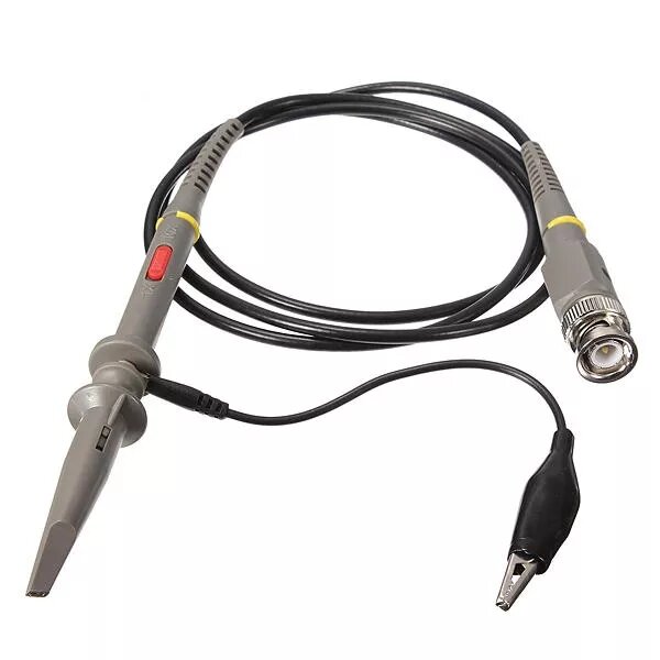 2 Stks DANIU P6100 Oscilloscoop 100 MHz PKCATI BNC Clip Probe Clip Kabel