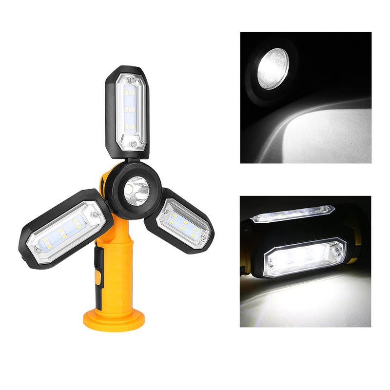 IPRee® többfunkciós kempingfény mágneses vonzóhoroggal összecsukható LED-es munkalámpa kültéri vészhelyzeti lámpa