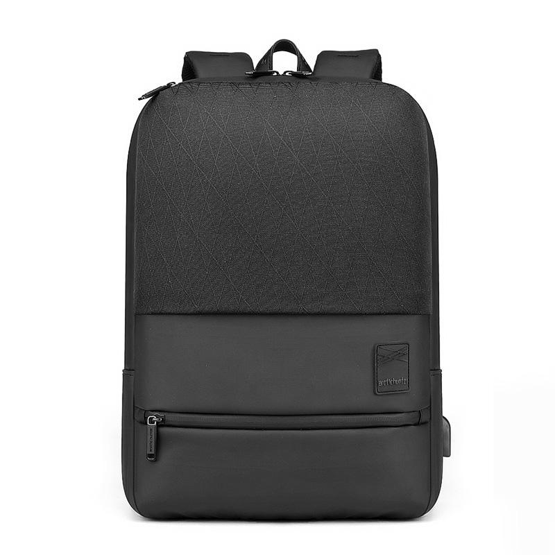 ARCTIC HUNTER B00360 Męski plecak USB 15.6 calowa torba na laptopa Wodoodporna torba podróżna na ramię