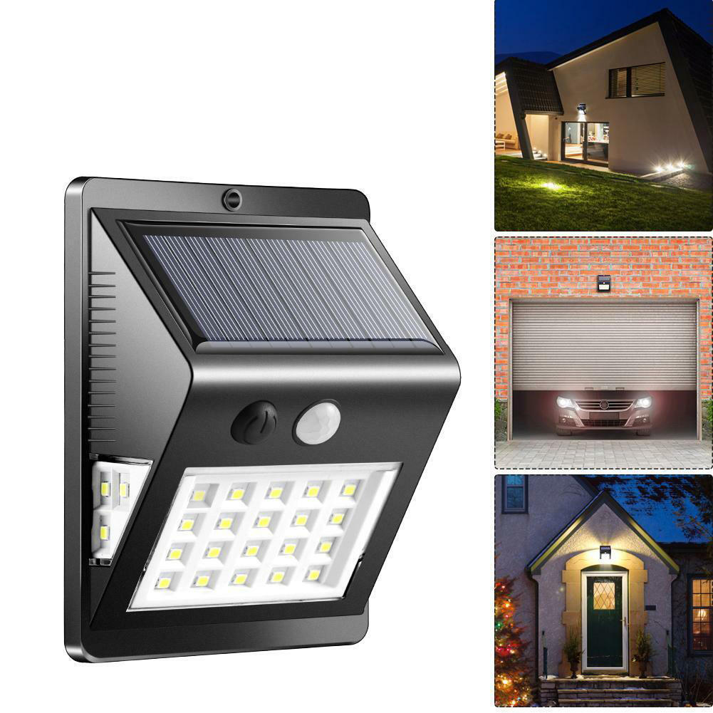 26LED Solar Power Light PIR Motion Sensor Outdoor Garden Wall Lamp Waterproof