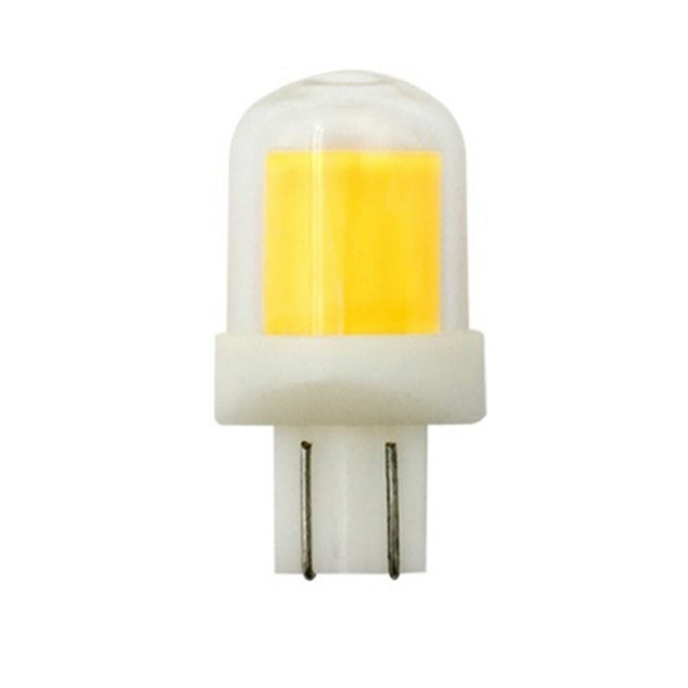 Dimbare T10 5W 450LM COB LED-gloeilamp voor autolamp Tafel Nachtlampje DC12V