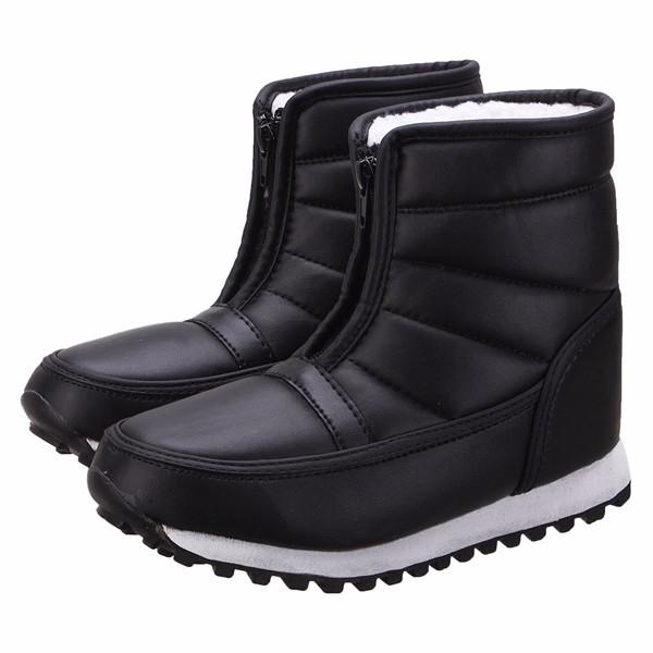 حذاء الثلج الشتوي يحافظ على الدفء ومقاوم للماء للنشاطات الخارجية وأحذية الموضة للرجال والنساء