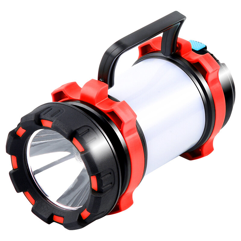 Luz de acampamento LED de 3000mAh com 3 modos de lanterna, recarregável por USB, lâmpada de emergência externa