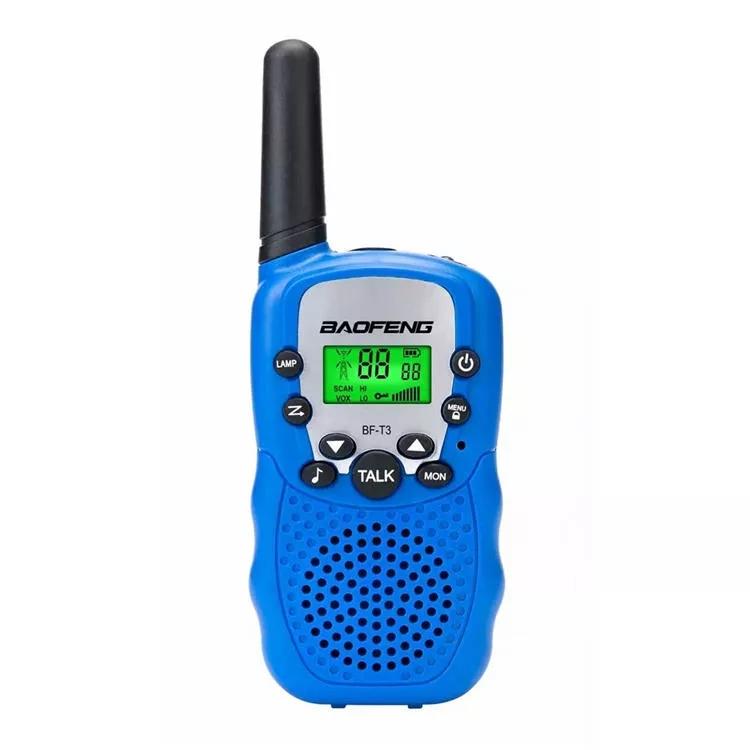 4Pcs Baofeng BF-T3 Radio Walkie Talkie UHF462-467MHz 8 Channel Two-Way Radio Transceiver Built-in Flashlight Blue
