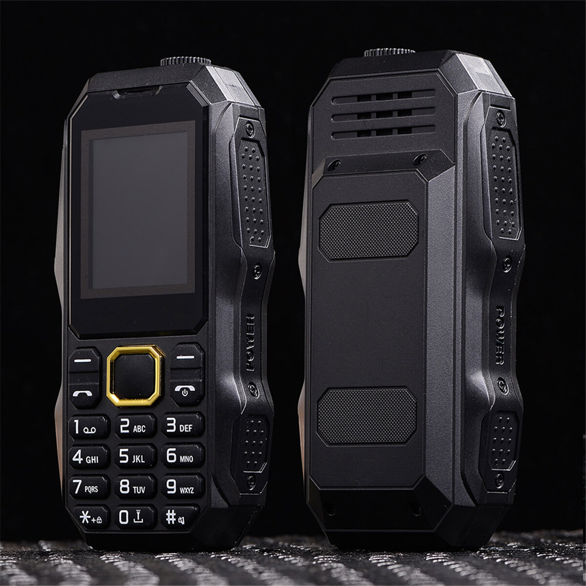 W2025 Rugged Feature Phone Dual SIM 32 MB32 MB Bluetooth-Taschenlampe Großer Lautsprecher Langer Standby-Modus 2,0 Zo