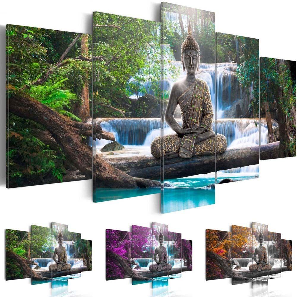 5P Canvas Print Modern Picture Wall Art Decorations Home Zen Landscape Painting