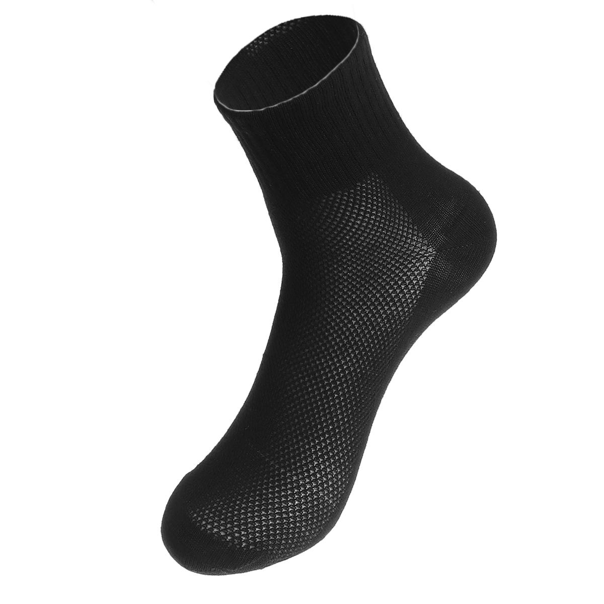 1 Pair of Tube Socks Winter Thermal Casual Soft Cotton Sport Mid High Ankle Socks BLACK