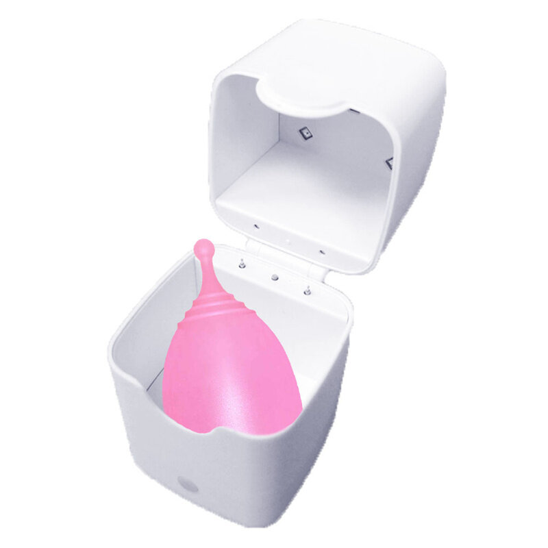 Стерилизатор для менструальной чаши. Сосока коробке. Sterilisationsbox.
