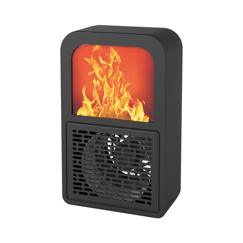 IPRee® SH01 400W Mini Heater 3D Fireplace Portable Winter Warmer Heating Fan With Adapter plug