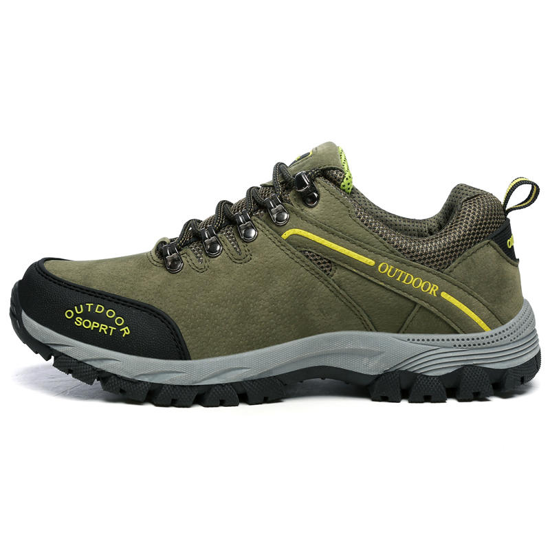 Men's Leather Waterproof Outdoor Shoes Hiking Jungle Running Camping Non-Slip Sneakers