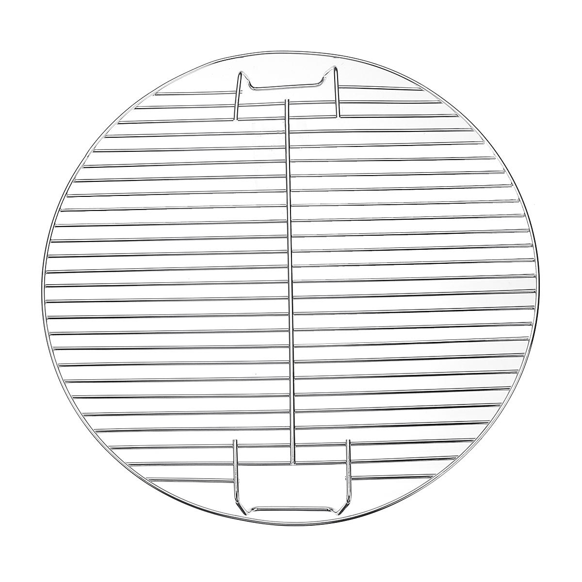 44.5cm Round BBQ Grill Grate Charcoal BBQ Grill Pan Replacement Metal Cooking Barbecue Mesh Frame