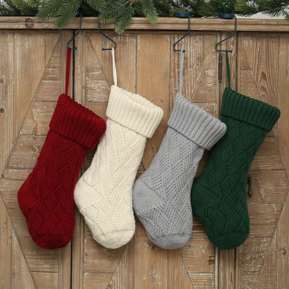 Gebreide Kerstsokken Geschenktassen Christmas Lingge Wool Sock