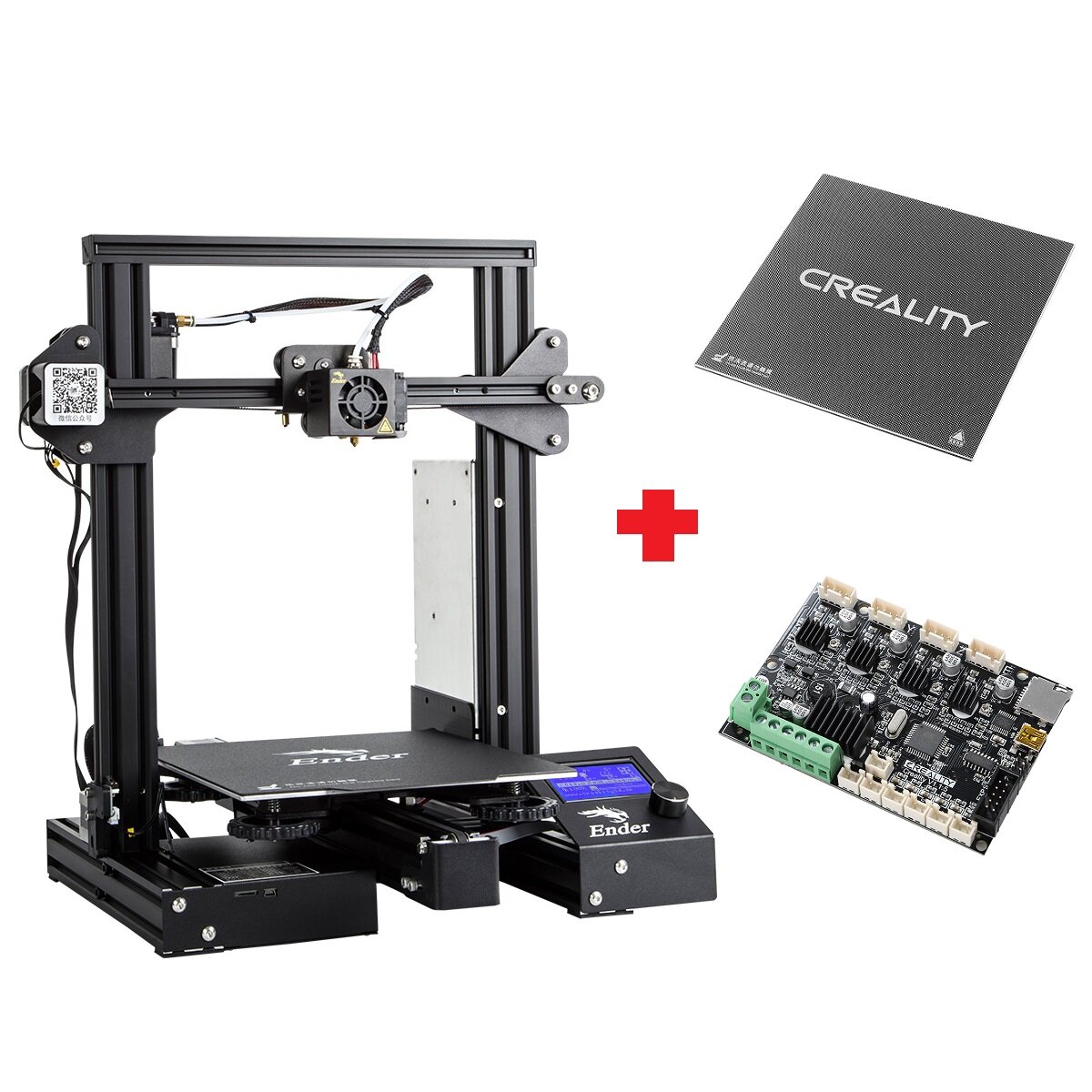 Creality 3D® Versión personalizada Ender-3Xs Pro Impresora 3D 220x220x250mm Tamaño de impresión con adhesivo magnético e