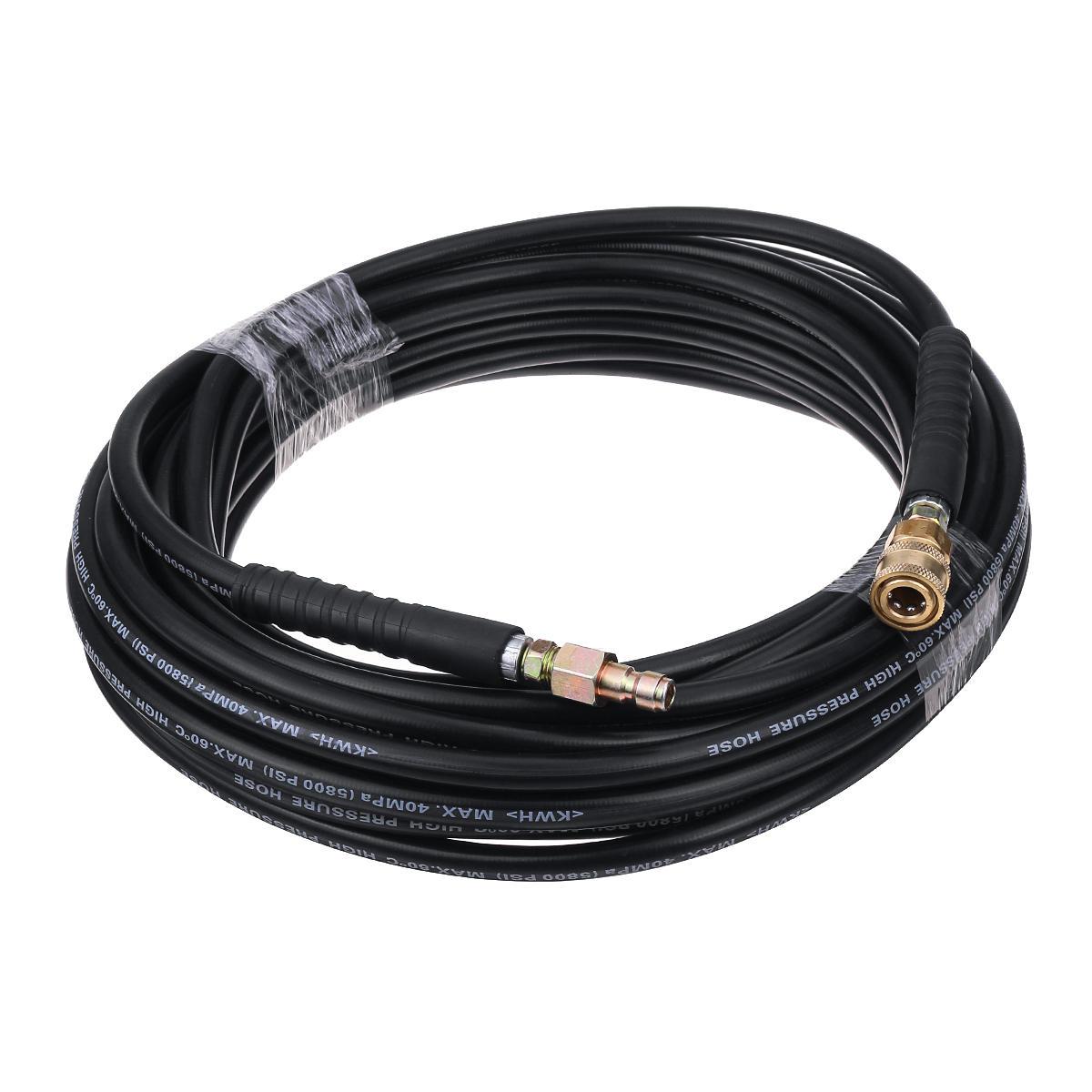 

15M 40MPa High Pressure Washer Cleaning Hose 1/4 Inch Quick Release Couplings Garden Washing Tools Connection