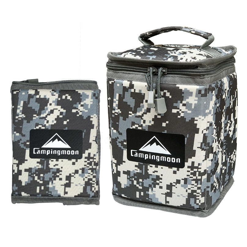 CAMPINGMOON CP-1 3.8L Outdoor Camouflage Multifunctional Storage Box High Capacity Hand Bag Light Lamp Package For Camping