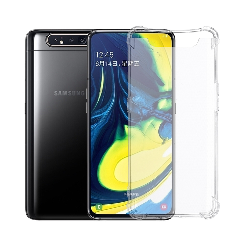 Bakeey Air Cushion Corner Shockproof Transparent Soft TPU Protective Case for Samsung Galaxy A80 201