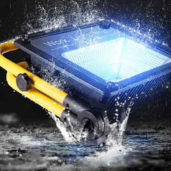 IPRee® W729 150W Floodlight vízálló kempingfény USB újratölthető 2 üzemmódú munka lámpa távirányítóval