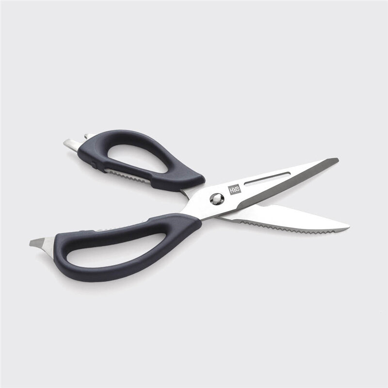Huohou 30Cr13 Stainless Steel Kitchen Scissors Sharp Sets Non-slip Tool Kit Fruits Meat Scissors Pruning Scissor from Xiaomi Youpin