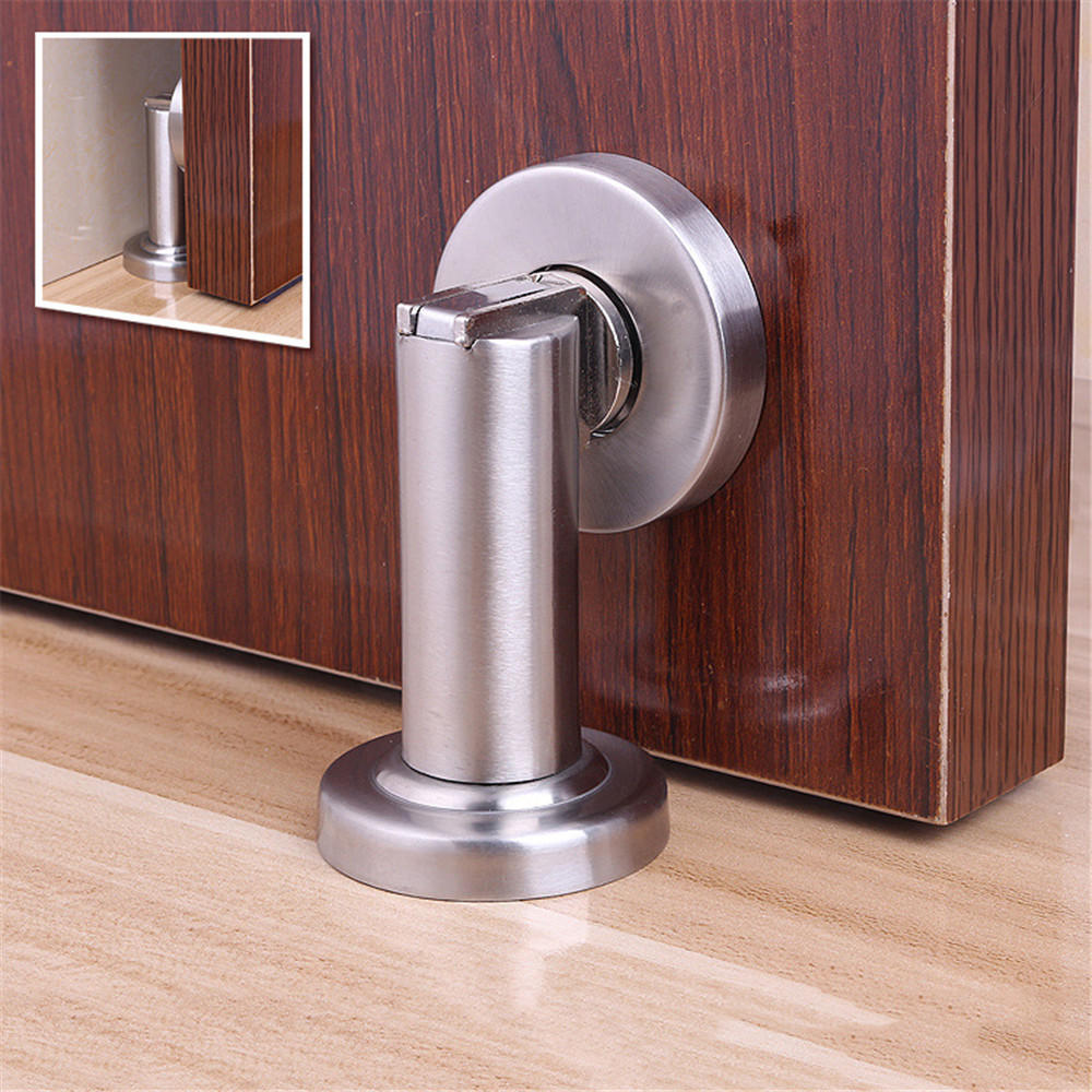 Roestvrijstalen deurstopper Verdikt Sterke magnetische deurmagneet Deuren Aanzuiging