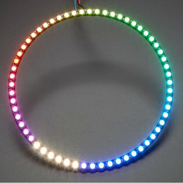 60 Bit WS2812 5050 RGB LED Ring Board