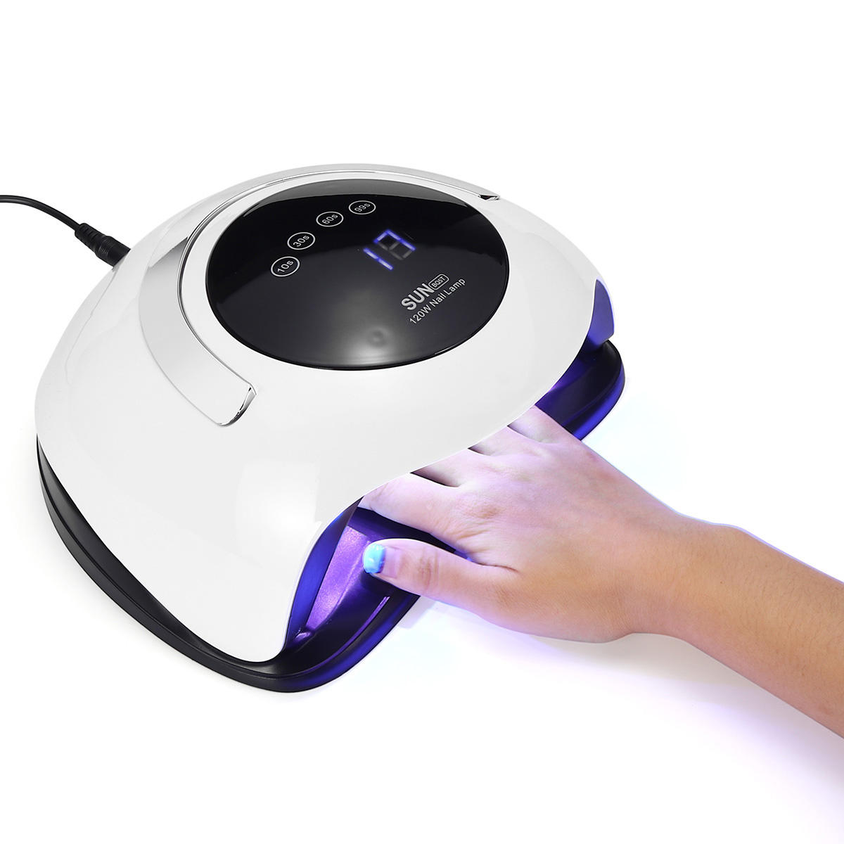 SUNBQ5T 120W Touch Screen Nail Dryer LED UV Lamp Light Gel Polish Curing Timing