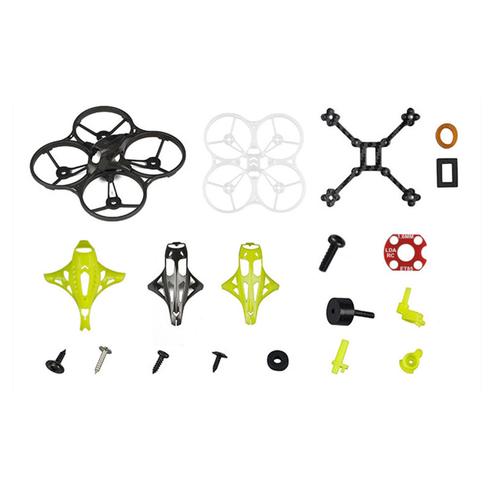 LDARC ET85 Spare Part 88mm Frame Kit w/ Canopy Buzzer Combo Set for RC Drone FPV Racing