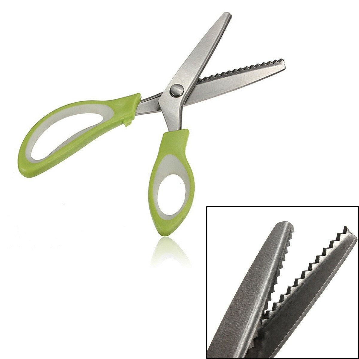 Professional Stainless Steel Pinking Shear Tailor Sew Cloth Making Scissors Tool