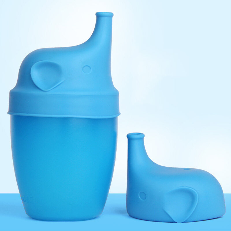 Siliconen beker deksels voor baby drinken Convers Geschikt voor elke beker of glazen beker Maakt drankjes morsbestendig