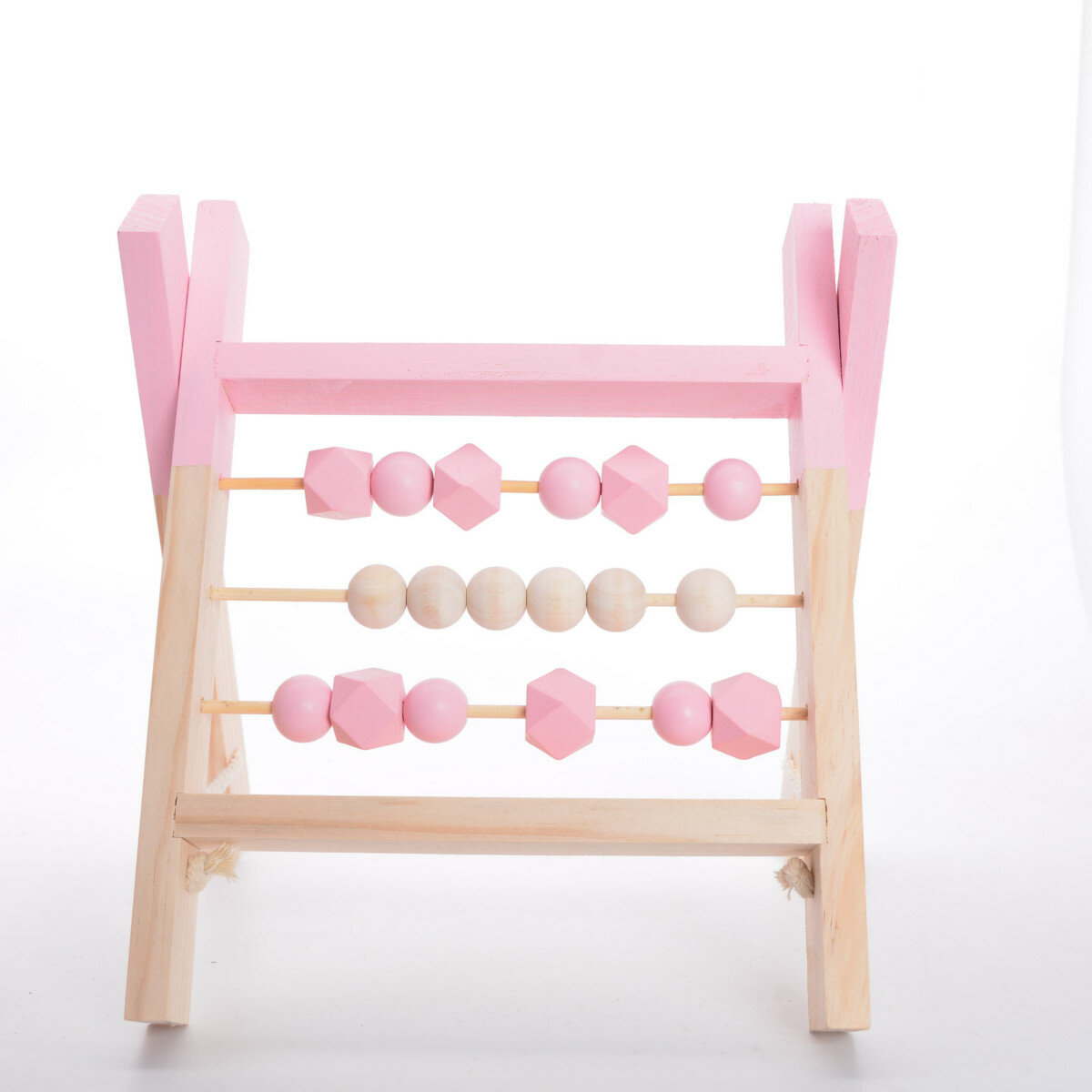 Natuurlijke grenen Nordic Baby Room Decor houten Abacus educatieve kwekerij rekwisieten speelgoed