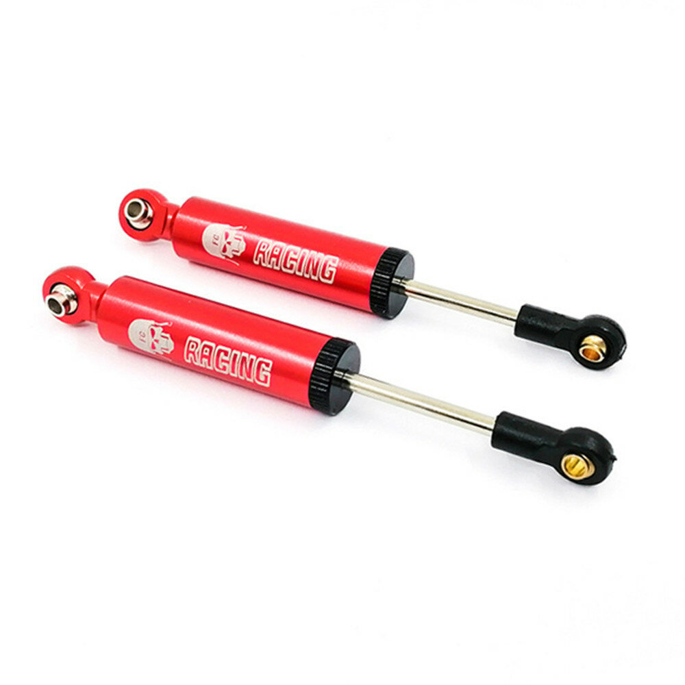 2pcs Oil Filled Aluminum Alloy Metal Shock Absorbers For 1/10 Crawler RC Car Parts 100mm