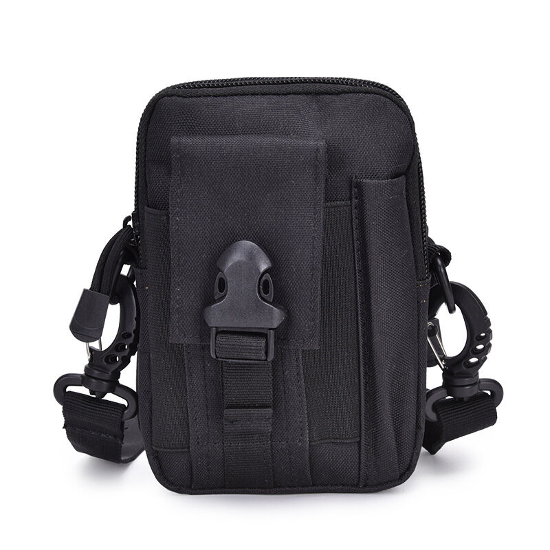 6inch Multifunction Tactical Waist Bag Shoulder Bag Zipper Anti Theft Crossbody Bag Camping Hunting Travel 