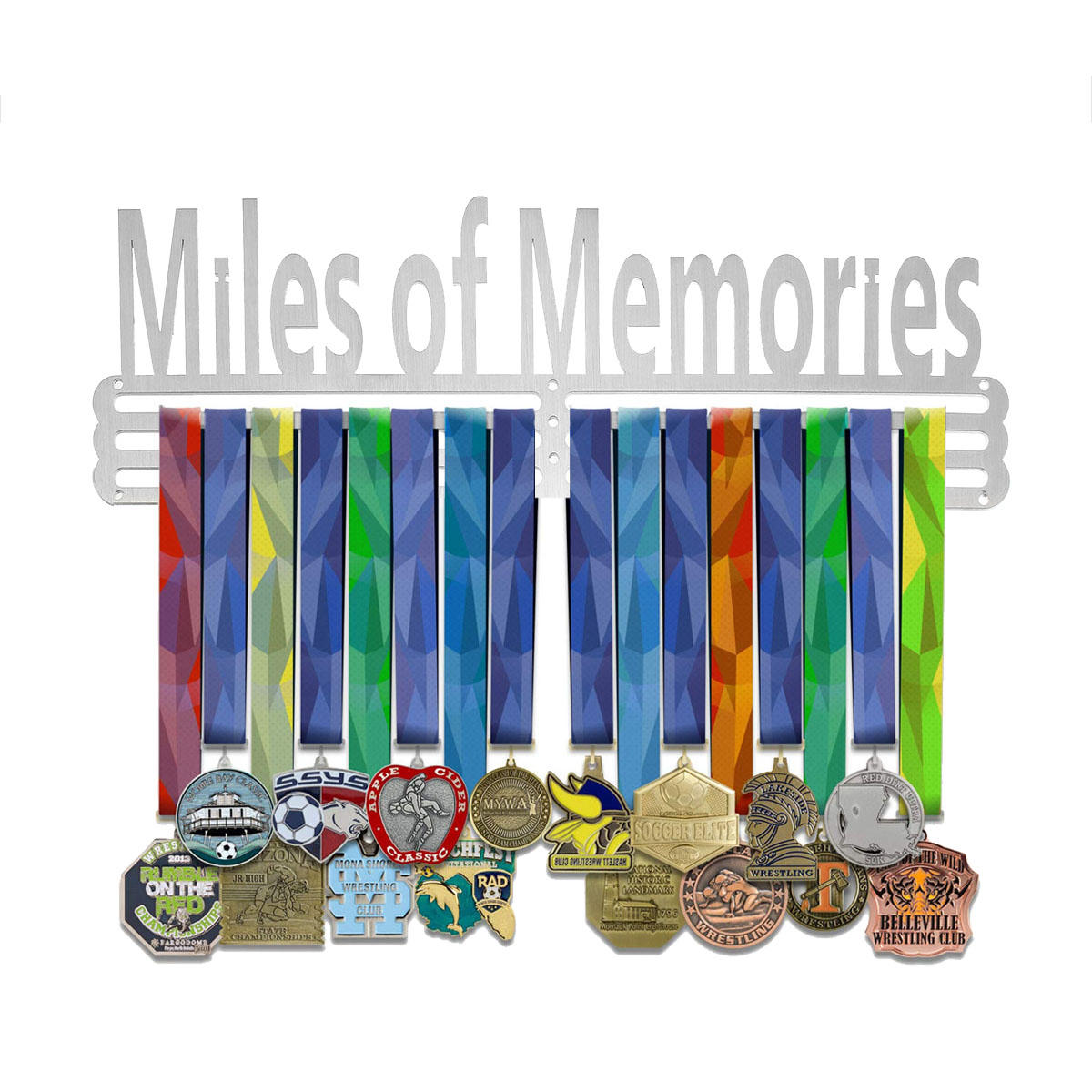 

Sport Medal Display Shelf Rack Running Sports Medals Hanger for 36/60 Medals