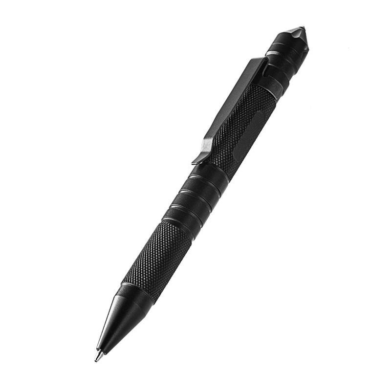 IPRee® 3 en 1 EDC stylo tactique en alliage d'aluminium en tungstène acier tête sifflet écriture d'urgence sécurité outil de sécurité