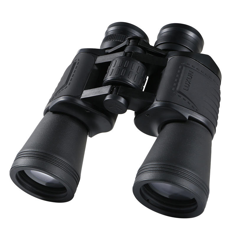 LUXUN 20x50 Binocular al aire libre, impermeable, antivaho, visión nocturna HD Light, telescopio para acampar y viajar con soporte para teléfono.