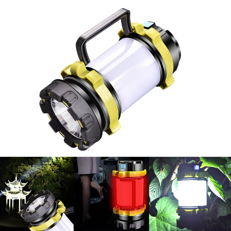 IPRee® 850LM LED   T6 USB Light 4 Λειτουργίες Handheld Emergency Lantern Flashlight Spotlight Outdoor Camping