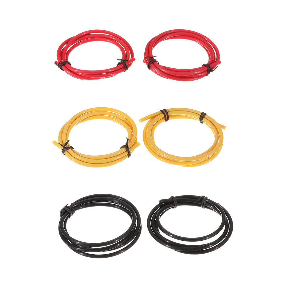 

2 * 4 мм 1M черный / красный / желтый PTFE Трубка с 8шт PC4-M10 + 8шт PC4-M6 пневматический Коннектор Набор для 3D-принт