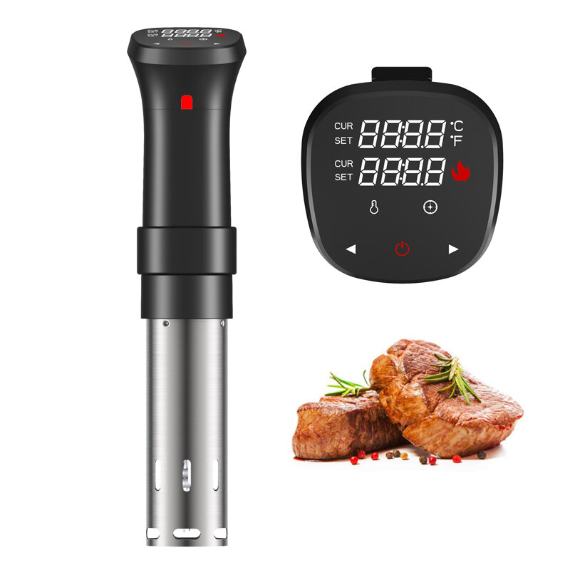 AUGIENB SC-002 1100W Sous Vide Cooker Thermal Immersion Circulator Machine with Large Digital LCD Display Time and Tempe