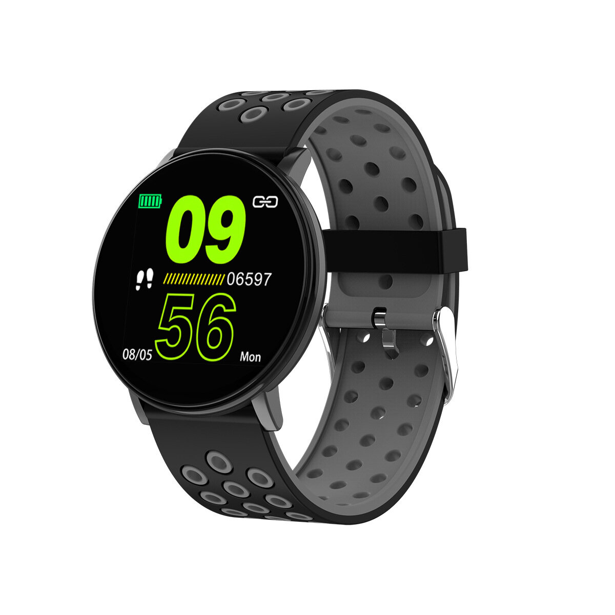 XANES® G101 1.3'' Full Touch IPS Screen IP67 Waterproof Smart Watch Heart Rate Blood Pressure Monitor Remote Camera Fitn