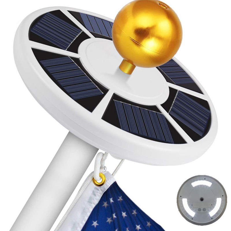 IPRee® 42 LED Solar Light Flag Pole Light Αδιάβροχος αισθητήρας ελέγχου φωτισμού Camping Φωτιστικό έκτακτης ανάγκης κήπου