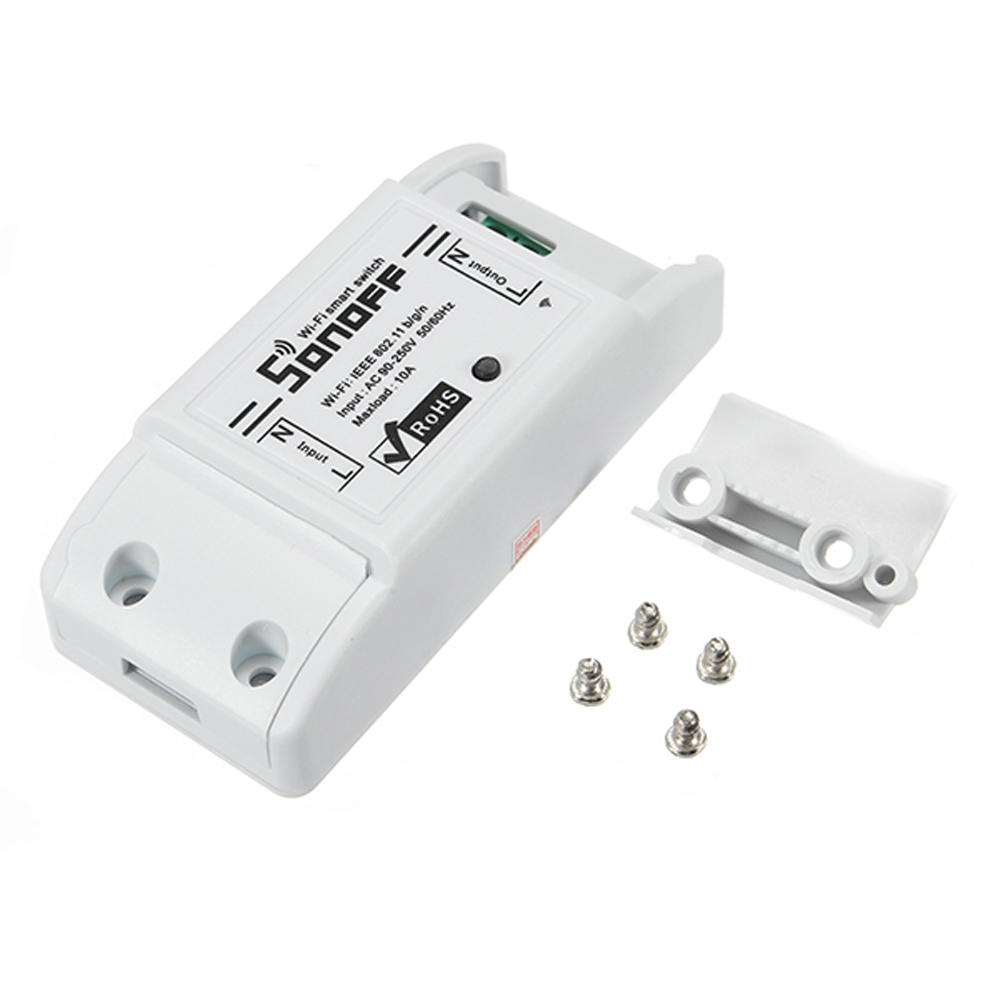 

6pcs SONOFF® Basic 10A 2200W WIFI Wireless Smart Switch Remote Control Socket APP Timer AC90-250V 50/60Hz Works with Ama