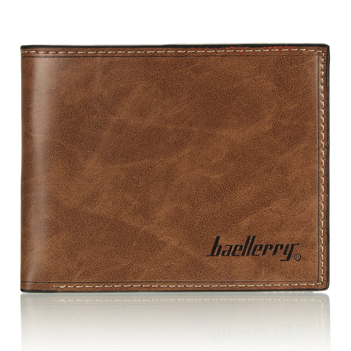Baellerry Vintage Men's Faux Leather Thin Wallet Credit ID Card Holder Slim Coin Purse Pocket