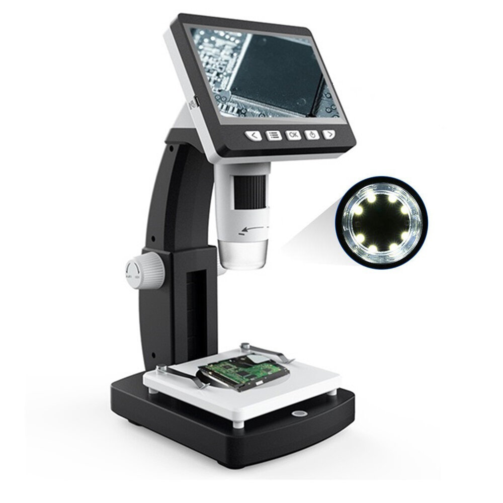 MUSTOOL G710 1000X 4,3 inch HD 1080P Draagbare desktop LCD Digitale microscoop 2048 * 1536 Resolutie